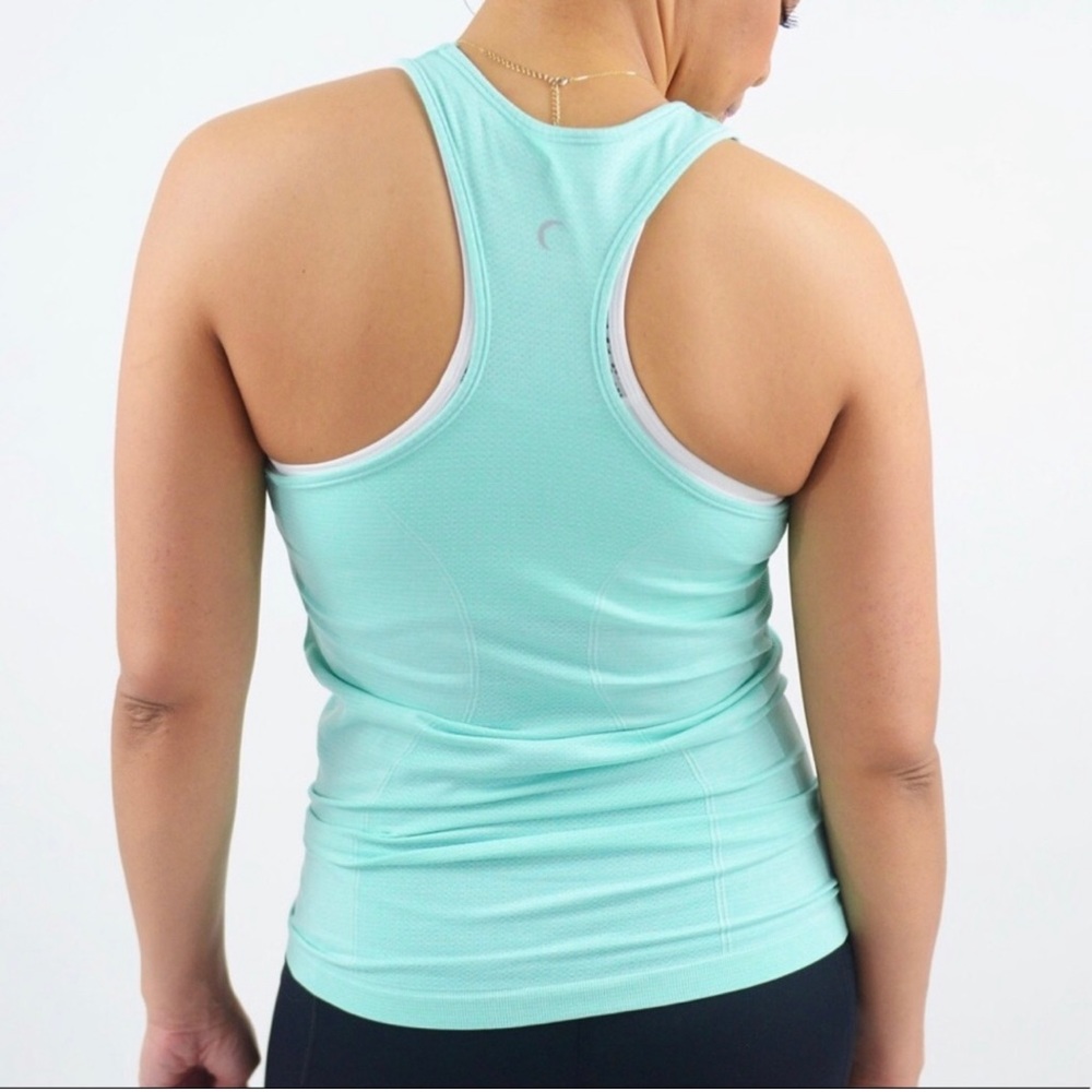 Aqua Copper Charged Athletic Tank